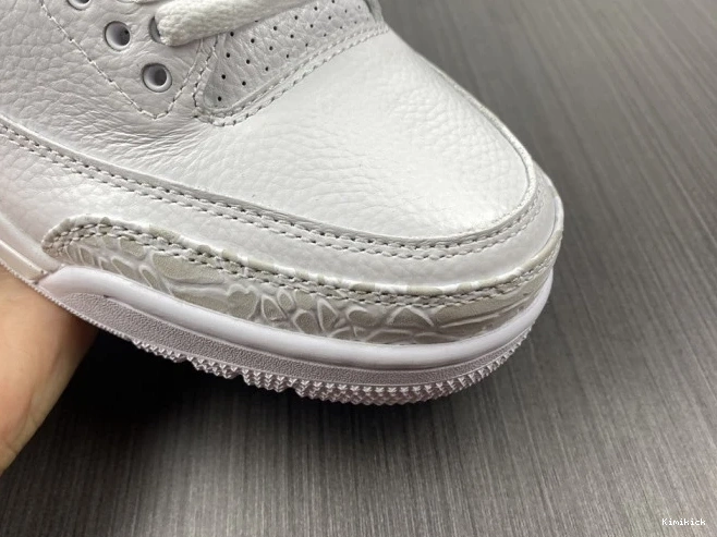 Air Retro 3 952 Jordan White' 'Triple GoodFit PS 429487- 0619